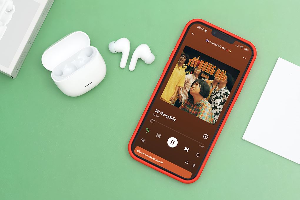 Tai nghe Bluetooth True Wireless Xiaomi Redmi Buds 8 Lite Màu Trắng