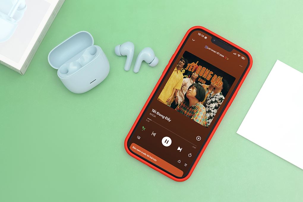 Tai nghe Bluetooth True Wireless Xiaomi Redmi Buds 8 Lite Màu Xanh Dương