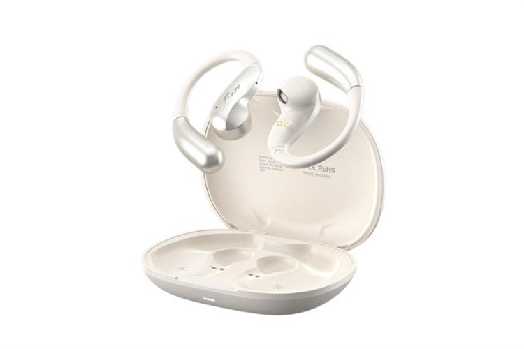 Tai nghe Bluetooth Open-Ear OWS Rezo PulseGo Màu Màu be