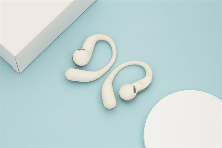 Tai nghe Bluetooth Open-Ear OWS Rezo PulseGo Màu Màu be