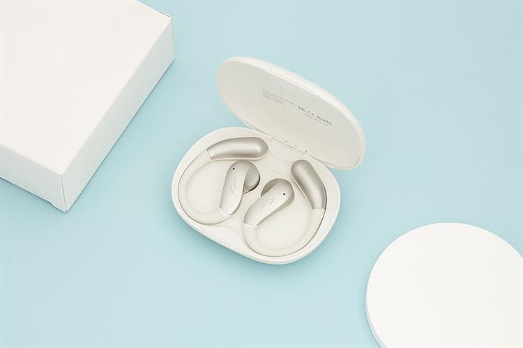 Tai nghe Bluetooth Open-Ear OWS Rezo PulseGo Màu Màu be