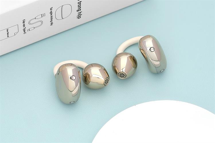 Tai nghe Bluetooth Open-Ear OWS Rezo MuseGo 2 Màu Màu be