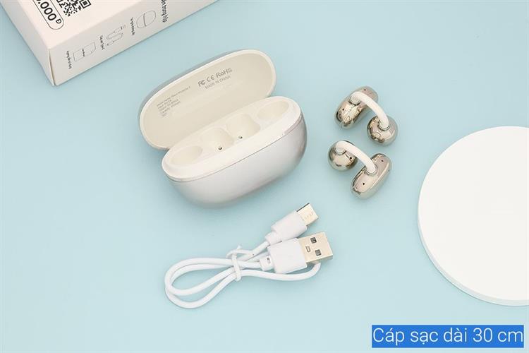 Tai nghe Bluetooth Open-Ear OWS Rezo MuseGo 2 Màu Màu be