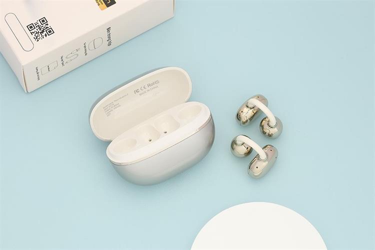 Tai nghe Bluetooth Open-Ear OWS Rezo MuseGo 2 Màu Màu be