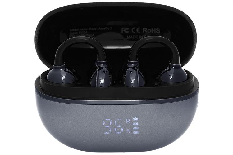 Tai nghe Bluetooth Open-Ear OWS Rezo MuseGo 2 Màu Xám