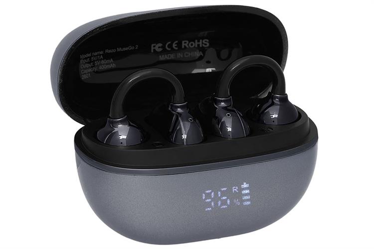 Tai nghe Bluetooth Open-Ear OWS Rezo MuseGo 2 Màu Xám