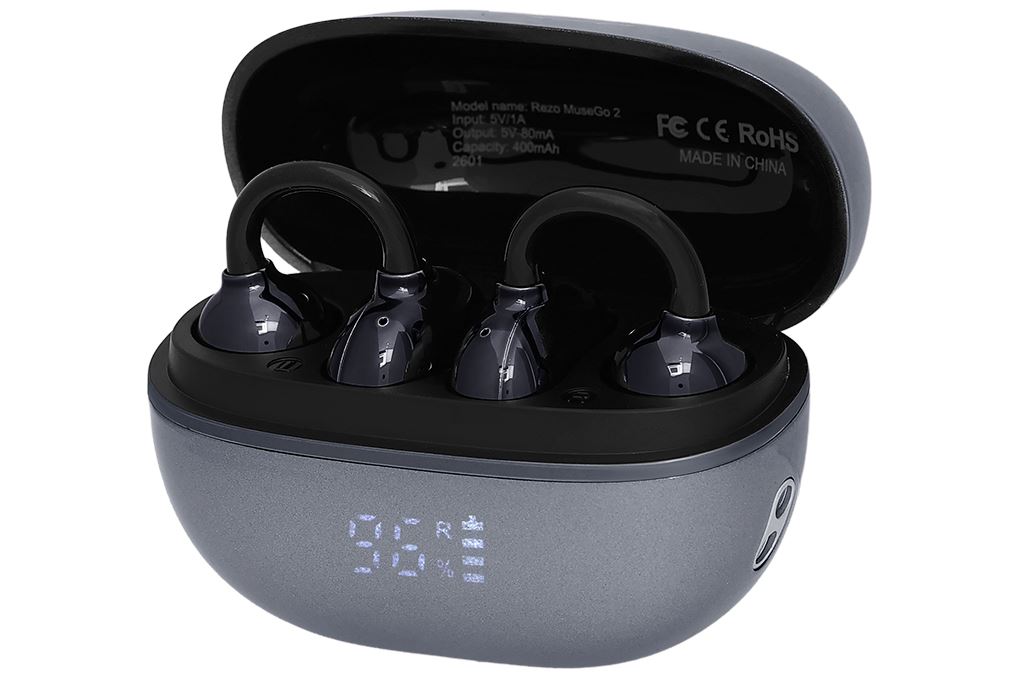 Tai nghe Bluetooth Open-Ear OWS Rezo MuseGo 2 Màu Xám