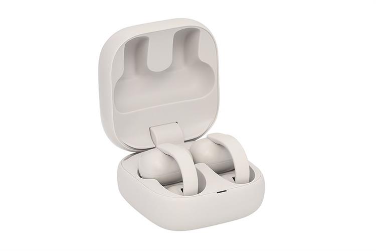 Tai nghe Bluetooth Open-Ear OWS Sony Clip WF-LC900 Màu Kem
