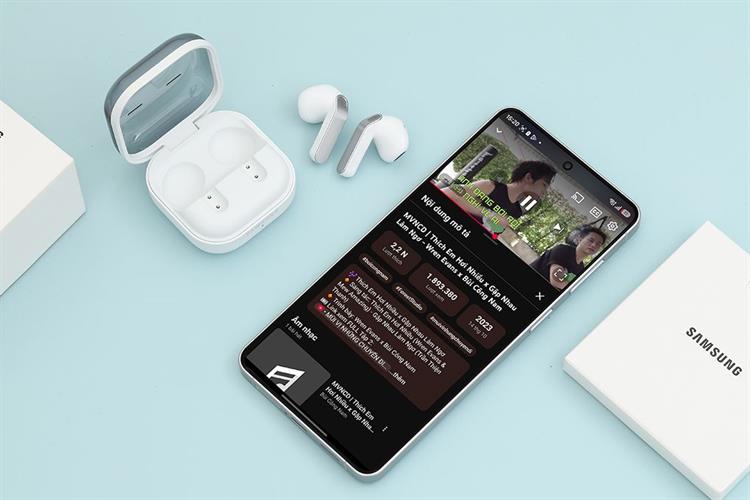 Tai nghe Bluetooth True Wireless Samsung Galaxy Buds4 R540N Màu Trắng