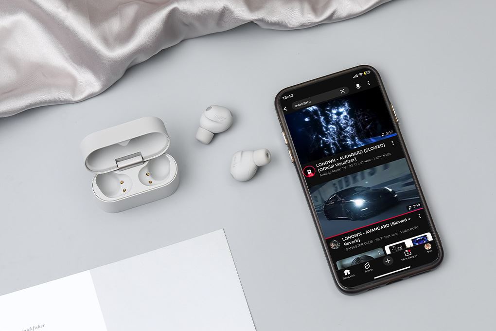 Tai nghe Bluetooth True Wireless Sony WF-1000XM6 Màu Trắng