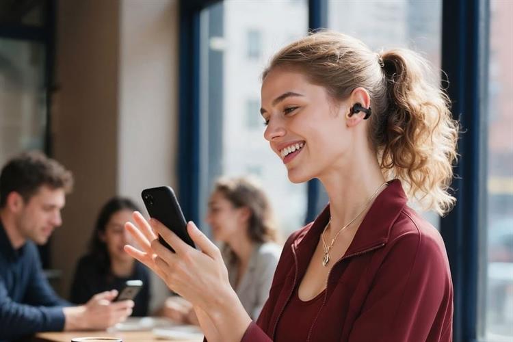 Tai nghe Bluetooth Open-Ear OWS Soundcore C50i D1101 Màu Đen