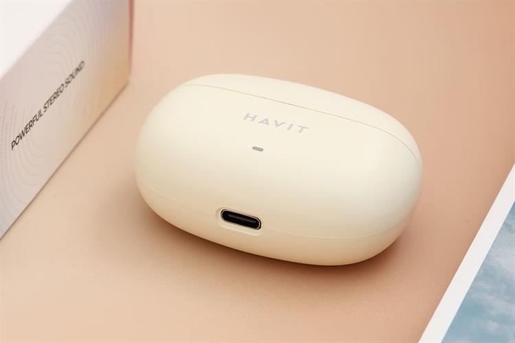 Tai nghe Bluetooth True Wireless Havit TW907 SE Màu Màu be