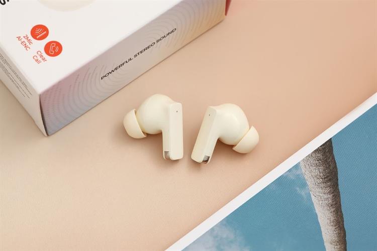 Tai nghe Bluetooth True Wireless Havit TW907 SE Màu Màu be