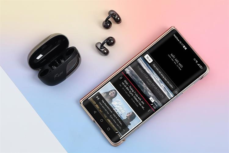 Tai nghe Bluetooth Open-Ear OWS Rezo MuseGo OWS1010 Màu Đen