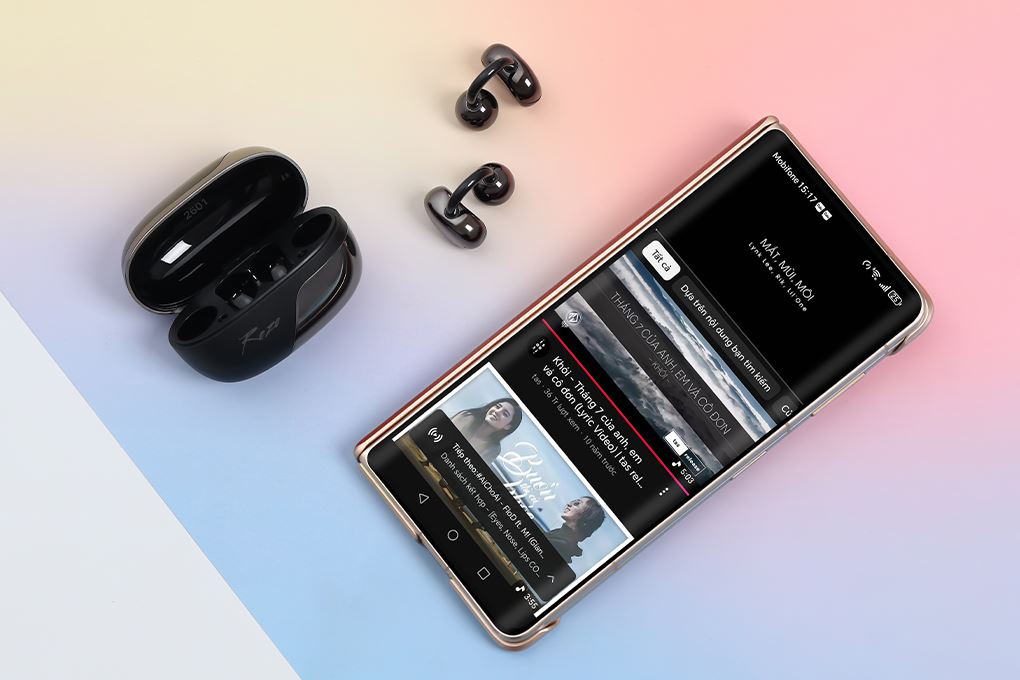 Tai nghe Bluetooth Open-Ear OWS Rezo MuseGo OWS1010 Màu Đen