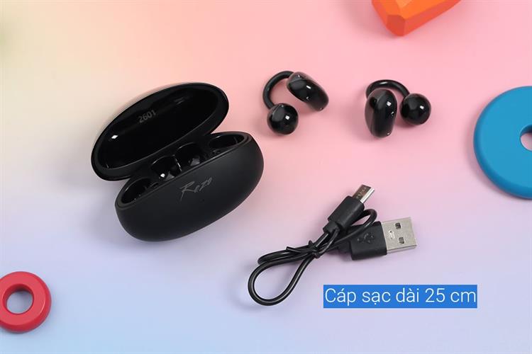 Tai nghe Bluetooth Open-Ear OWS Rezo LiteWave OWS1020 Màu Đen