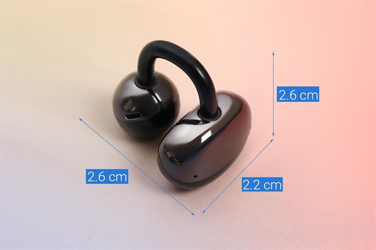 Tai nghe Bluetooth Open-Ear OWS Rezo LiteWave OWS1020 Màu Đen