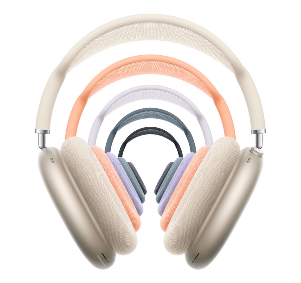 AirPods Max 2 - các màu sản phẩm (Ảnh: Apple.com)