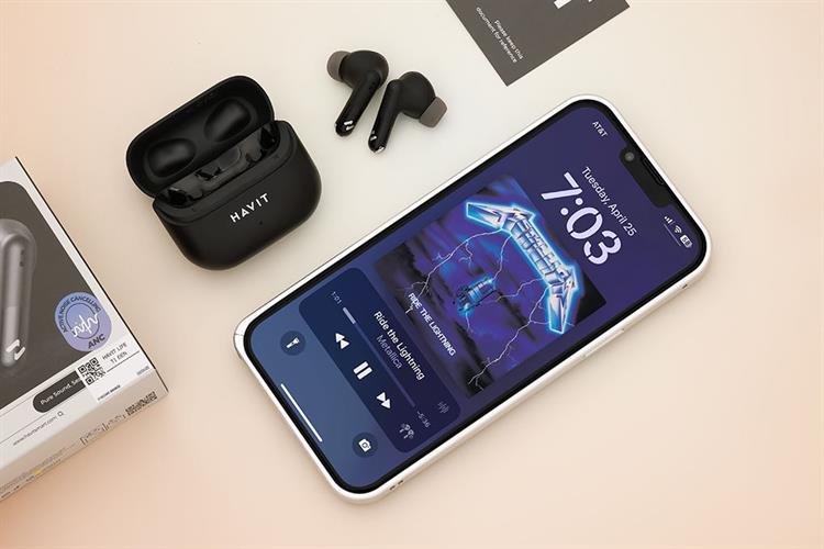 Tai nghe Bluetooth True Wireless Havit LIFE T1 Màu Đen