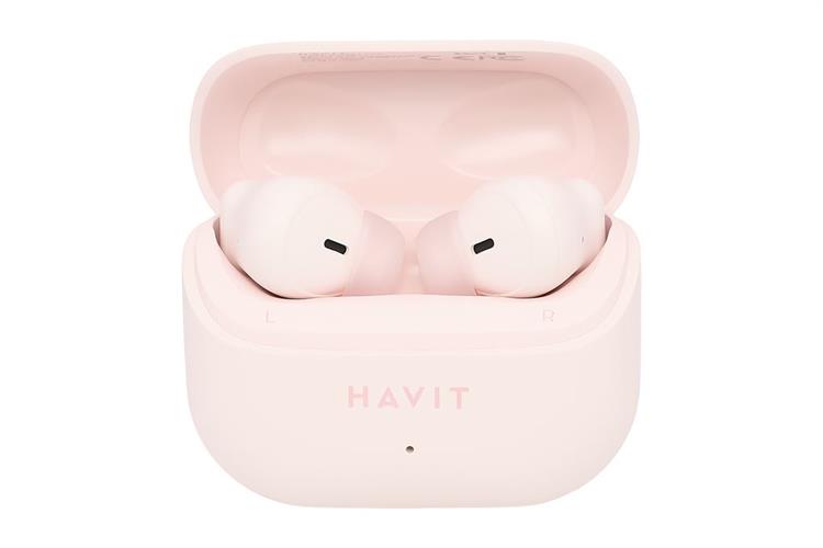 Tai nghe Bluetooth True Wireless Havit LIFE T1 Màu Hồng