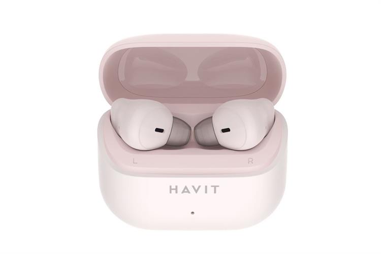 Tai nghe Bluetooth True Wireless Havit LIFE T1 Màu Hồng