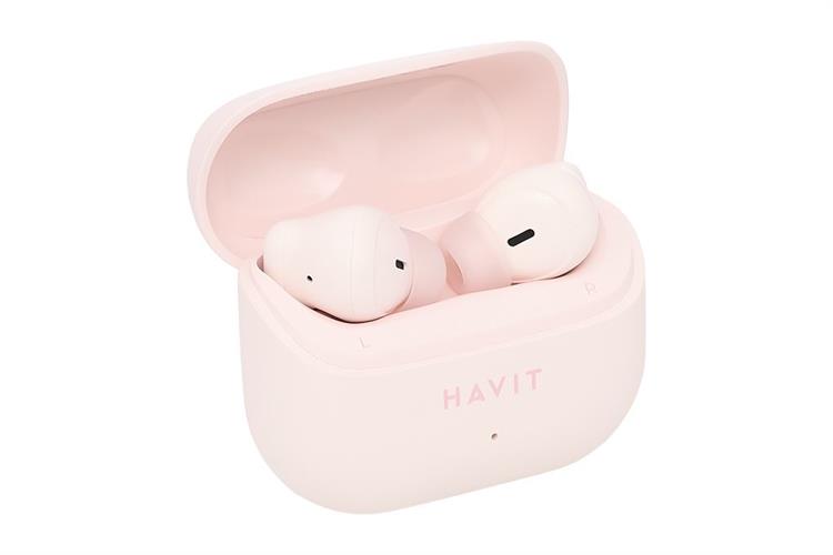 Tai nghe Bluetooth True Wireless Havit LIFE T1 Màu Hồng