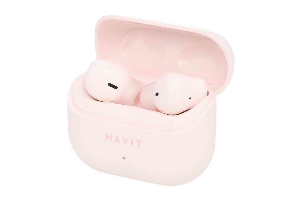 Tai nghe Bluetooth True Wireless Havit LIFE T1 Màu Hồng