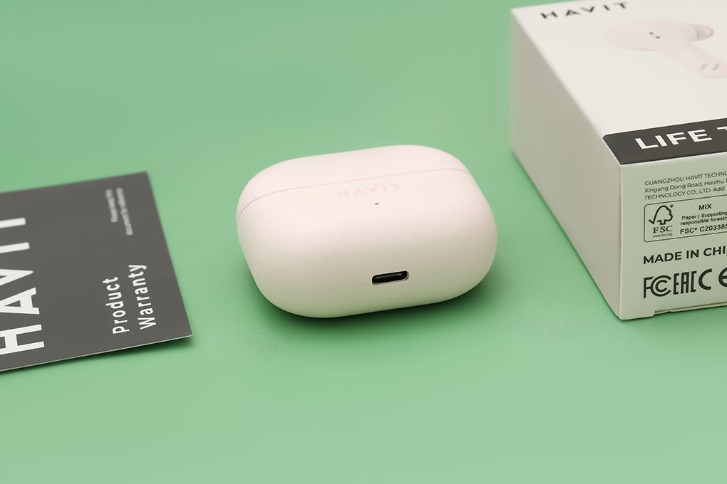 Tai nghe Bluetooth True Wireless Havit LIFE T1 Màu Hồng