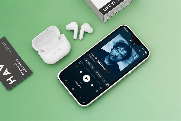 Tai nghe Bluetooth True Wireless Havit LIFE T1 Màu Trắng