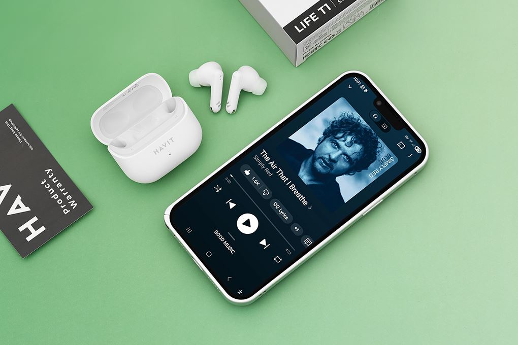 Tai nghe Bluetooth True Wireless Havit LIFE T1 Màu Trắng