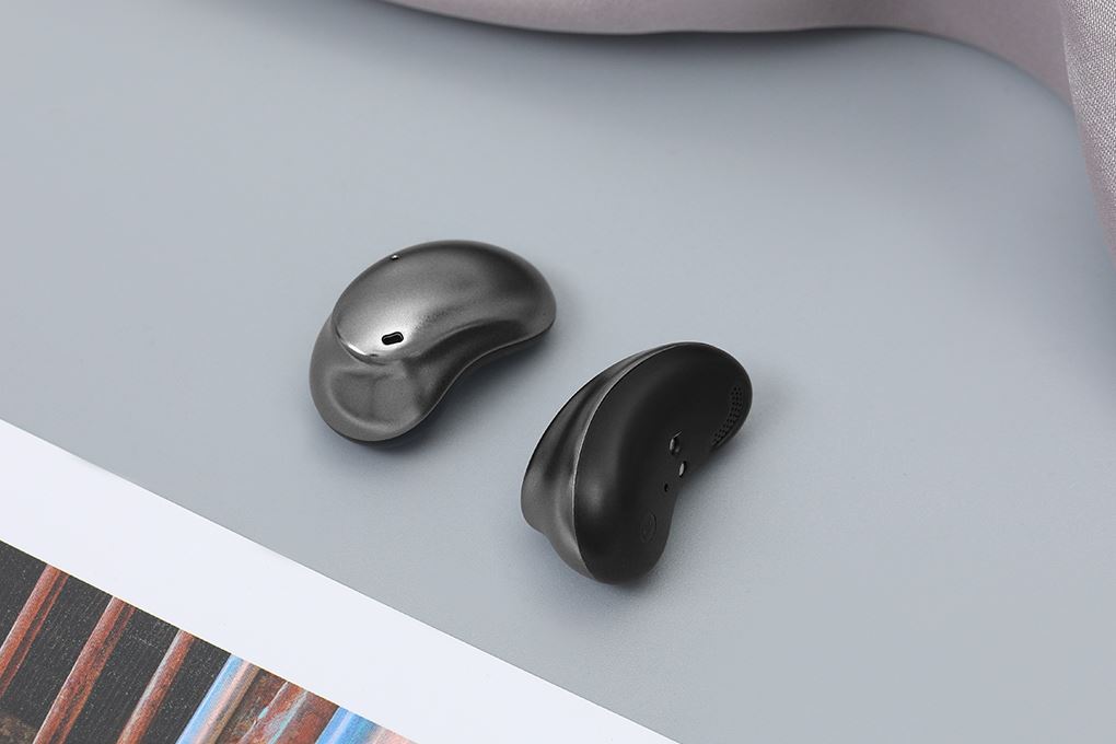 Tai nghe Bluetooth True Wireless Alpha Works AW BEAN300BLK Màu Đen
