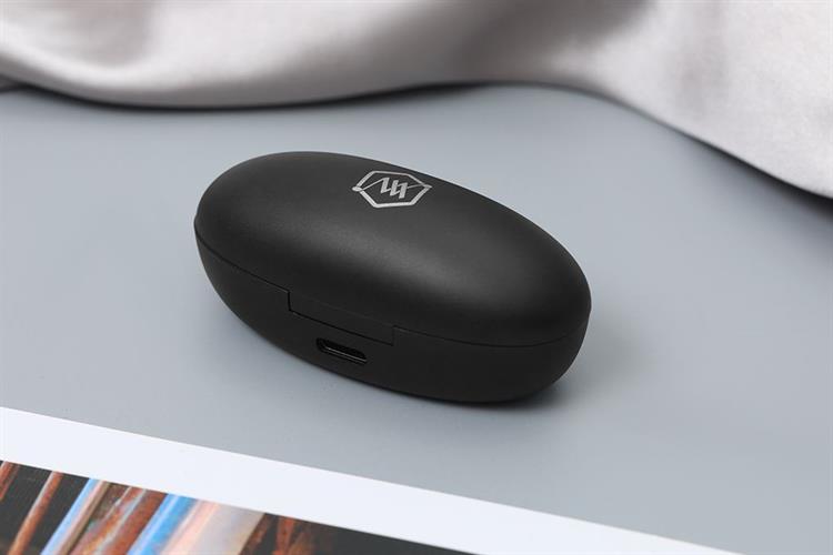 Tai nghe Bluetooth True Wireless Alpha Works AW BEAN300BLK Màu Đen