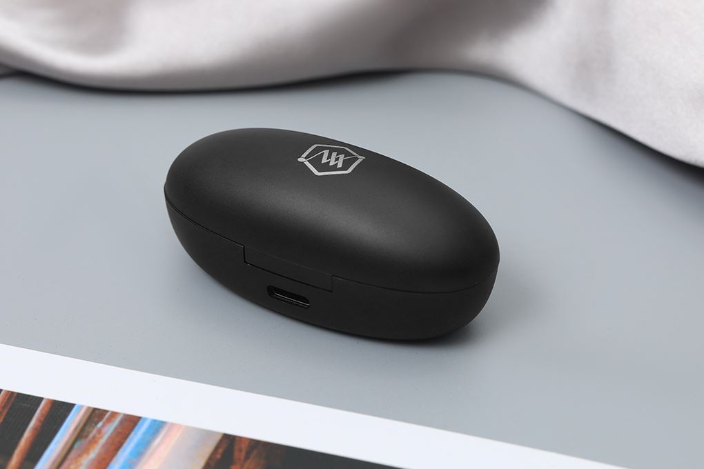 Tai nghe Bluetooth True Wireless Alpha Works AW BEAN300BLK Màu Đen
