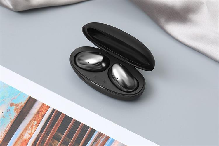 Tai nghe Bluetooth True Wireless Alpha Works AW BEAN300BLK Màu Đen