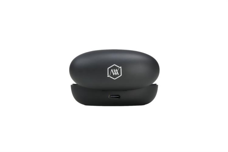 Tai nghe Bluetooth True Wireless Alpha Works AW BEAN300BLK Màu Đen