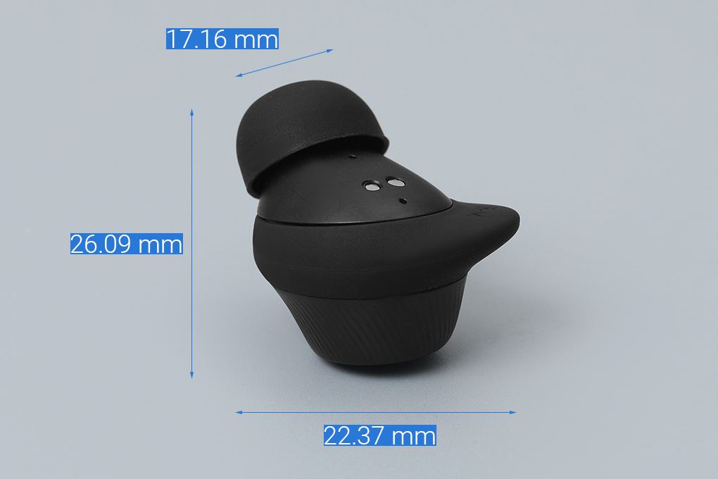 Tai nghe Bluetooth True Wireless Alpha Works AW CURVE320BLK Màu Đen
