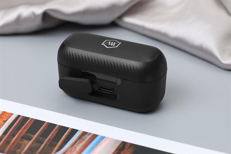 Tai nghe Bluetooth True Wireless Alpha Works AW CURVE320BLK Màu Đen