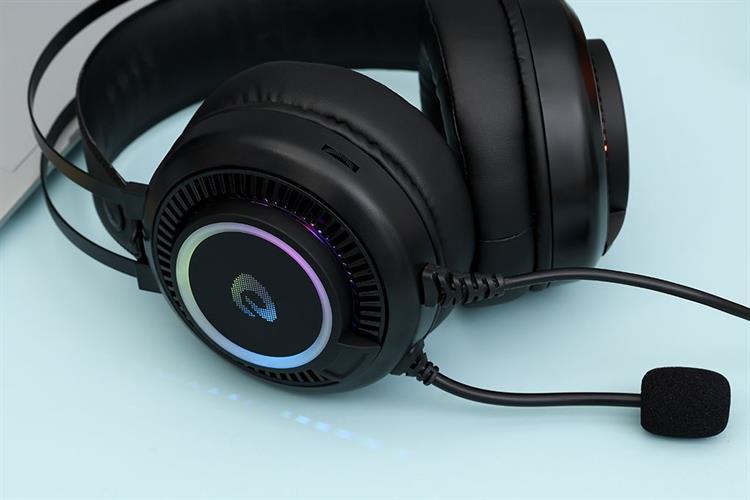 Tai nghe Chụp Tai USB DAREU EH416 RGB Màu Đen