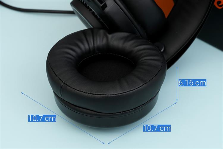 Tai nghe Chụp Tai USB DAREU EH416 RGB Màu Đen