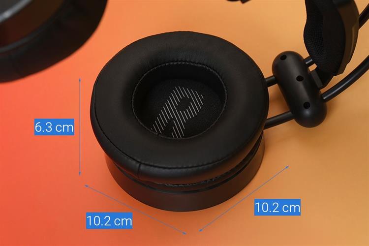 Tai nghe Chụp Tai USB DAREU EH722X PRO Màu Đen