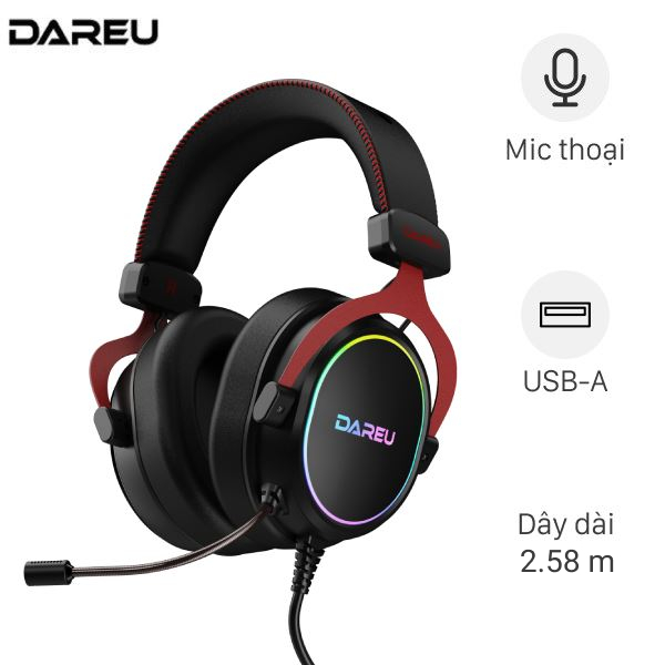 Tai nghe Chụp Tai USB DAREU EH925L