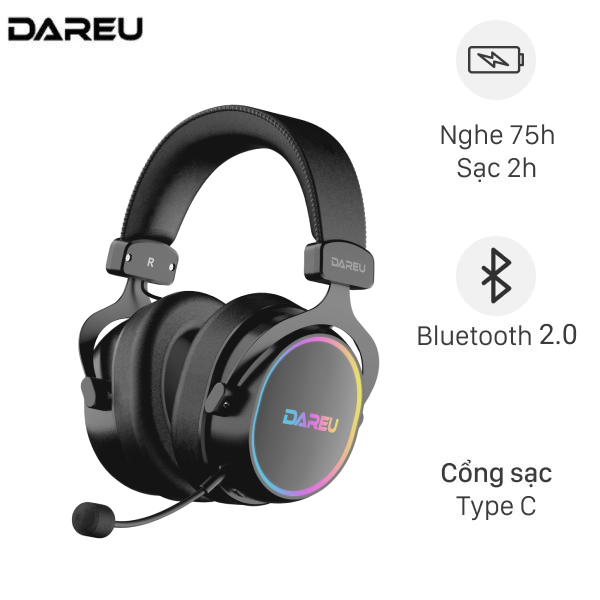 Tai nghe Chụp Tai DAREU EH925T