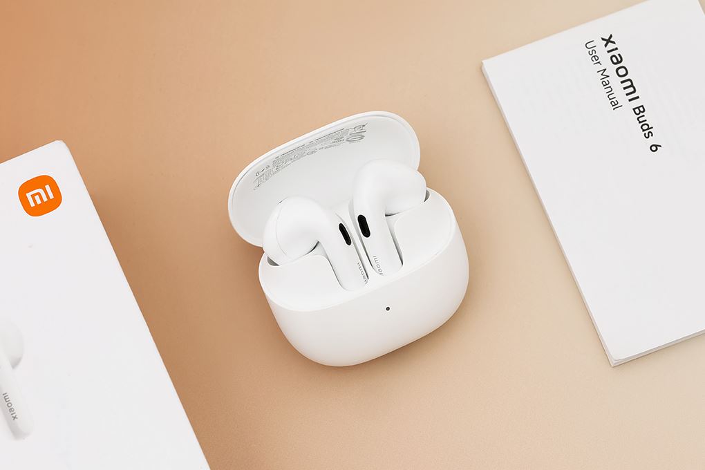 Tai nghe Bluetooth True Wireless Xiaomi Buds 6 Màu Trắng