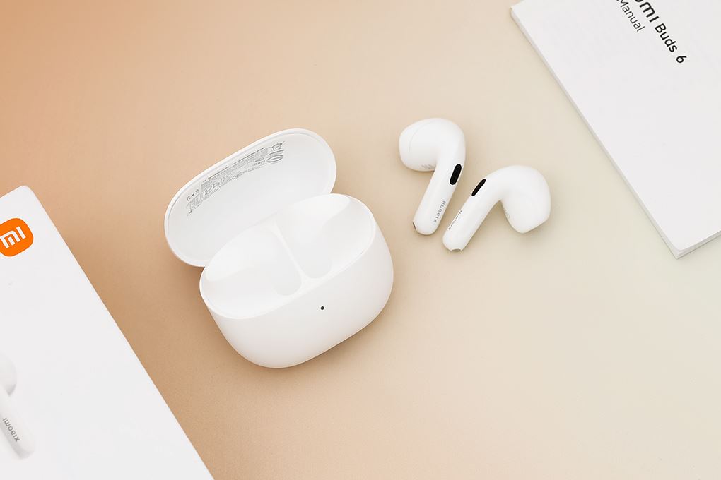 Tai nghe Bluetooth True Wireless Xiaomi Buds 6 Màu Trắng
