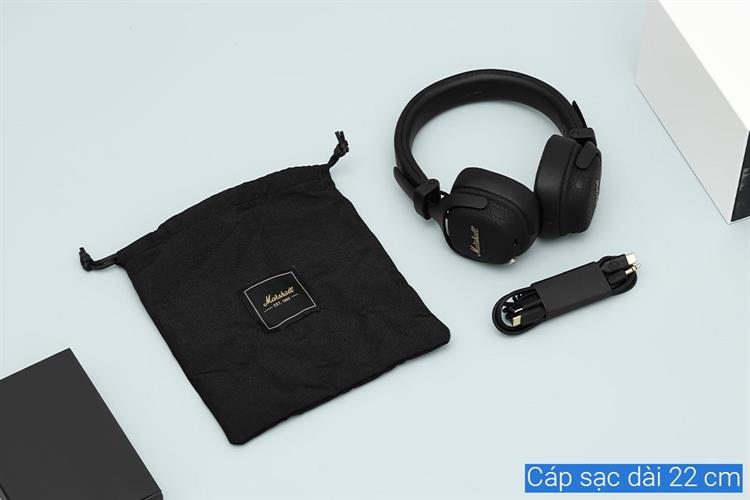 Tai nghe Bluetooth Chụp Tai Marshall Milton A.N.C. Màu Đen