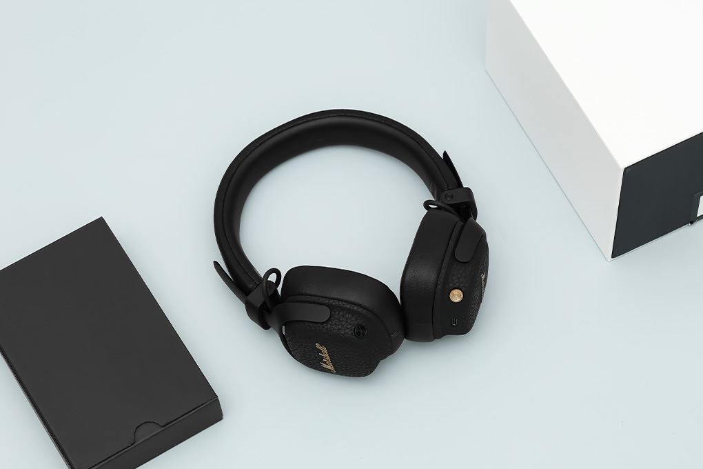 Tai nghe Bluetooth Chụp Tai Marshall Milton A.N.C. Màu Đen