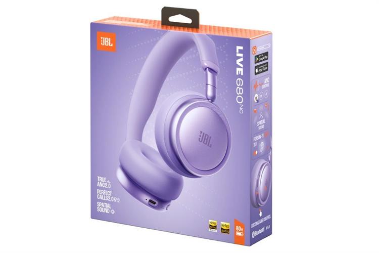 Tai nghe Bluetooth Chụp Tai JBL Live 680NC Màu Tím