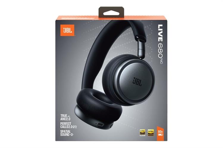 Tai nghe Bluetooth Chụp Tai JBL Live 680NC Màu Đen