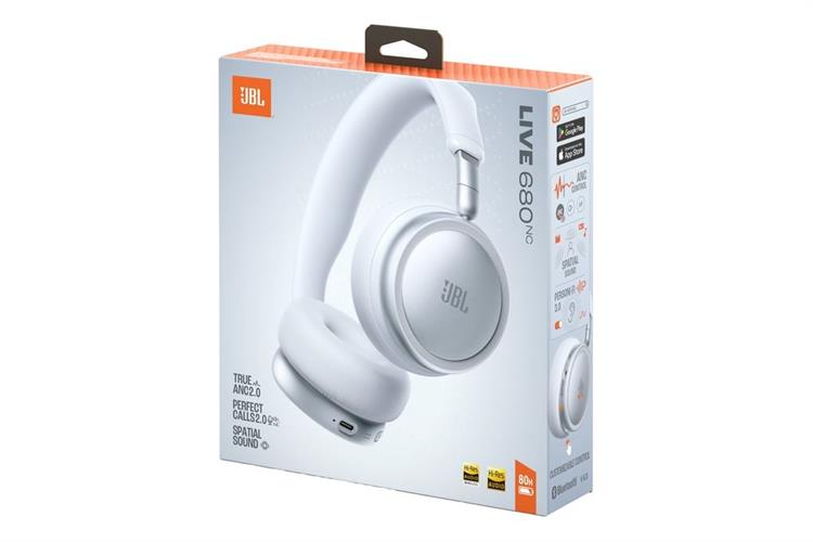 Tai nghe Bluetooth Chụp Tai JBL Live 680NC Màu Trắng