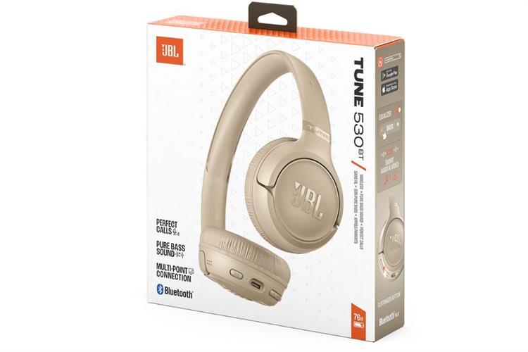 Tai nghe Bluetooth Chụp Tai JBL Tune 530BT Màu Màu be